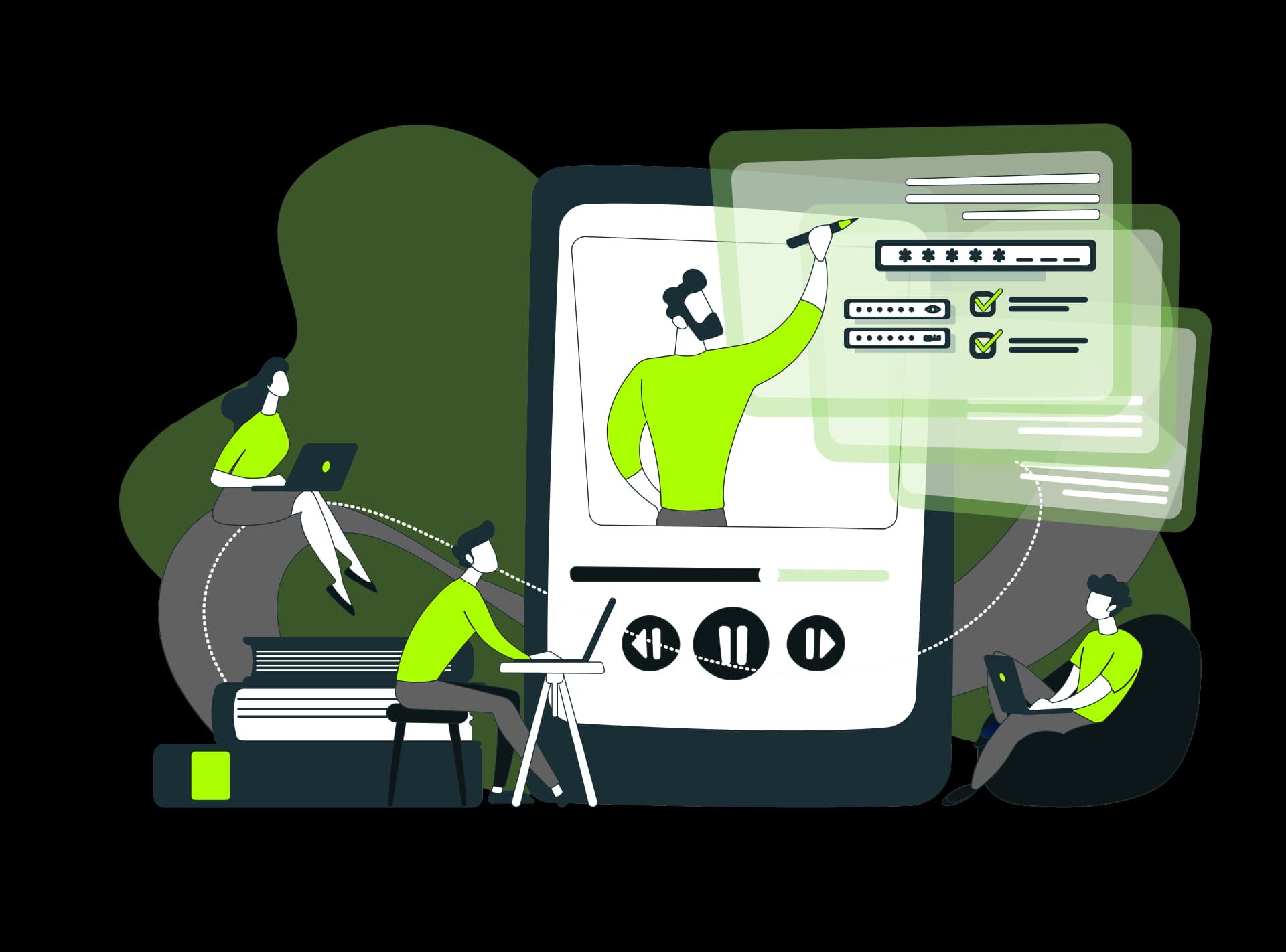 Icono de Capacitación en Ciberseguridad